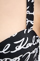 Karl Lagerfeld biustonosz kąpielowy KARL SIGNATURE czarny B1W46058