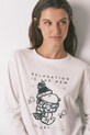 women'secret piżama SNOOPY beżowy 3132161