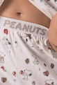 women'secret piżama bawełniana SNOOPY 3132214 beżowy