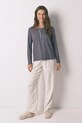 Одяг Піжамний лонгслів women'secret 3272338 сірий