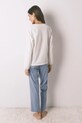 women'secret piżama bawełniana 3592465 beżowy SS26