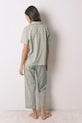 women'secret komplet piżamowy bawełniany 3592468 zielony SS26