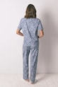 women'secret komplet piżamowy bawełniany 3592470 niebieski SS26
