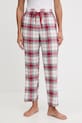 women'secret spodnie piżamowe bawełniane wzorzyste czerwony 3702289