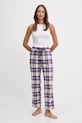 women'secret spodnie piżamowe bawełniane 3702290 niebieski SS26