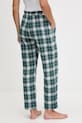 Odzież women'secret spodnie piżamowe bawełniane 3702291 zielony