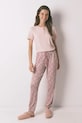 women'secret spodnie piżamowe 3702293 różowy SS26