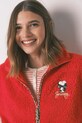 women'secret szlafrok SNOOPY 4412214 czerwony