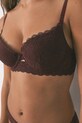women'secret biustonosz 5662003 bordowy