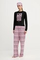 Juicy Couture piżama wzorzyste czarny JCYPJ126851
