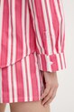 Juicy Couture koszula piżamowa bawełniana JCYPT126853 różowy