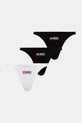 Diesel stringi MICRO-PUNCHY-D-CORE 3-pack nadruk czarny A20905.0WHAV