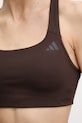 adidas Performance biustonosz sportowy Optime KD6683 brązowy