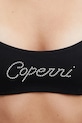 Coperni biustonosz kąpielowy Crystal Logo czarny COPSW03F5021A