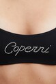 Coperni biustonosz kąpielowy Crystal Logo czarny COPSW03F5021A