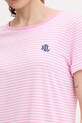 Nočná košeľa Lauren Ralph Lauren ružová ILN22503