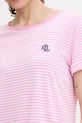 Nočná košeľa Lauren Ralph Lauren ružová ILN22503