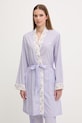 Халат Lauren Ralph Lauren сатен виолетов ILN42497