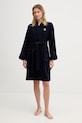 Lauren Ralph Lauren szlafrok frotte damski bawełniany granatowy ILN42505