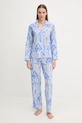 Pyžamo Lauren Ralph Lauren látka modrá ILN72489
