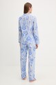 Pyžamo Lauren Ralph Lauren modrá ILN72489