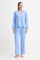 Lauren Ralph Lauren piżama dwuczęściowa damska ILN92490 niebieski SS26