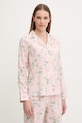 Pyžamo Lauren Ralph Lauren ILN92493 ružová SS26