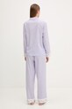Lauren Ralph Lauren piżama dwuczęściowa damska fioletowy ILN92497