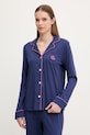 Oblečenie Pyžamo Lauren Ralph Lauren ILN92504 tmavomodrá