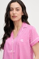 Lauren Ralph Lauren dvojdielne pyžamo dámske s bavlnou ružová ILN12506