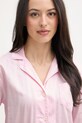 Lauren Ralph Lauren пижама от две части дамска от памук розов ILN12507