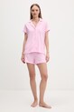 Odzież Lauren Ralph Lauren piżama damska z bawełną ILN12509 różowy
