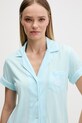 Lauren Ralph Lauren πιτζάμα Γυναικεία με βαμβάκι ILN12509 μπλε