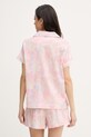 Дрехи Lauren Ralph Lauren пижама от две части дамска с вискоза ILN12512 розов