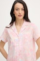 Lauren Ralph Lauren Πυτζάμες δύο τεμαχίων γυναικείες με βισκόζη ροζ ILN12512