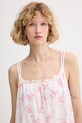 Odzież Lauren Ralph Lauren koszula nocna damska z wiskozy ILN22519 biały