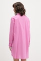 Oblečení Lauren Ralph Lauren noční košile dámská s viskózou ILN32506 růžová