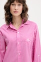 Lauren Ralph Lauren noční košile dámská s viskózou růžová ILN32506