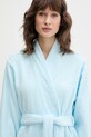 Lauren Ralph Lauren froté župan dámsky bavlnený modrá ILN42511