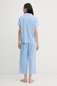 Lauren Ralph Lauren Πιτζάμες δύο τεμαχίων Γυναικεία με βαμβάκι ILN72506 μπλε SS26