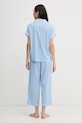 Lauren Ralph Lauren Πιτζάμες δύο τεμαχίων Γυναικεία με βαμβάκι ILN72506 μπλε SS26