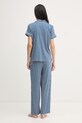 Oblečení Lauren Ralph Lauren dvoudílné pyžamo dámské s bavlnou ILN72519 námořnická modř