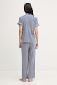Oblečení Lauren Ralph Lauren dvoudílné pyžamo dámské s bavlnou ILN72519 námořnická modř
