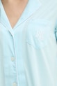 Lauren Ralph Lauren Πιζάμες δύο τεμαχίων Γυναικεία με βαμβάκι ILN92509 μπλε