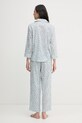 Lauren Ralph Lauren dvoudílné pyžamo dámské s bavlnou ILN92516 modrá SS26