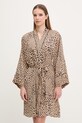 Dkny szlafrok tkanina beżowy YI10099