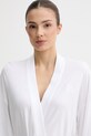 DKNY szlafrok damski bawełniany biały YI10100
