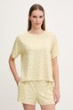 Dkny piżama dzianina żółty YI50093