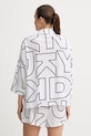 DKNY piżama damska z wiskozy YI50100 biały SS26