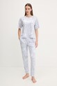 Pyžamo Dkny potlač modrá YI80093
